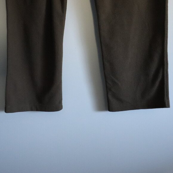 American Essentials Women's Brown Sz XL Luxury Sherpa Stretch Straight Leg Pants - Picture 9 of 12